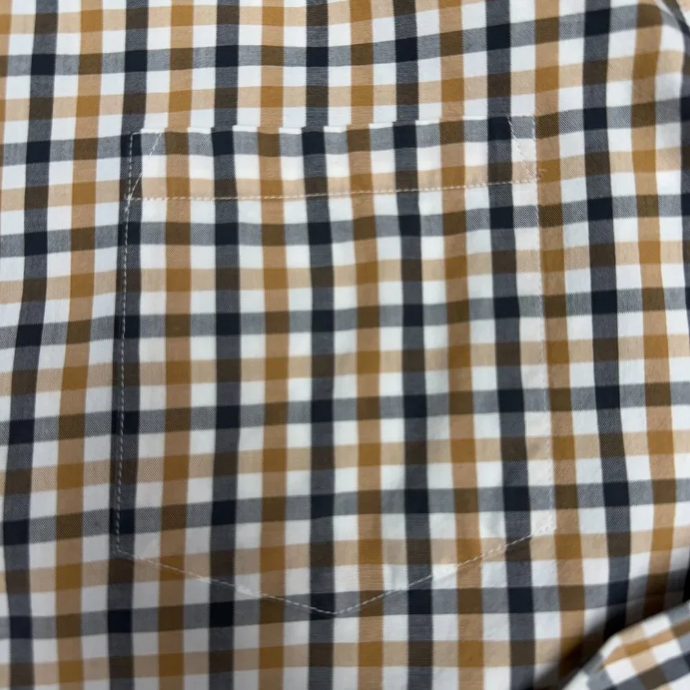 EUC Men's J. CREW‎ Flex Washed Slim Untucked Button-down Dress Shirt | Size L